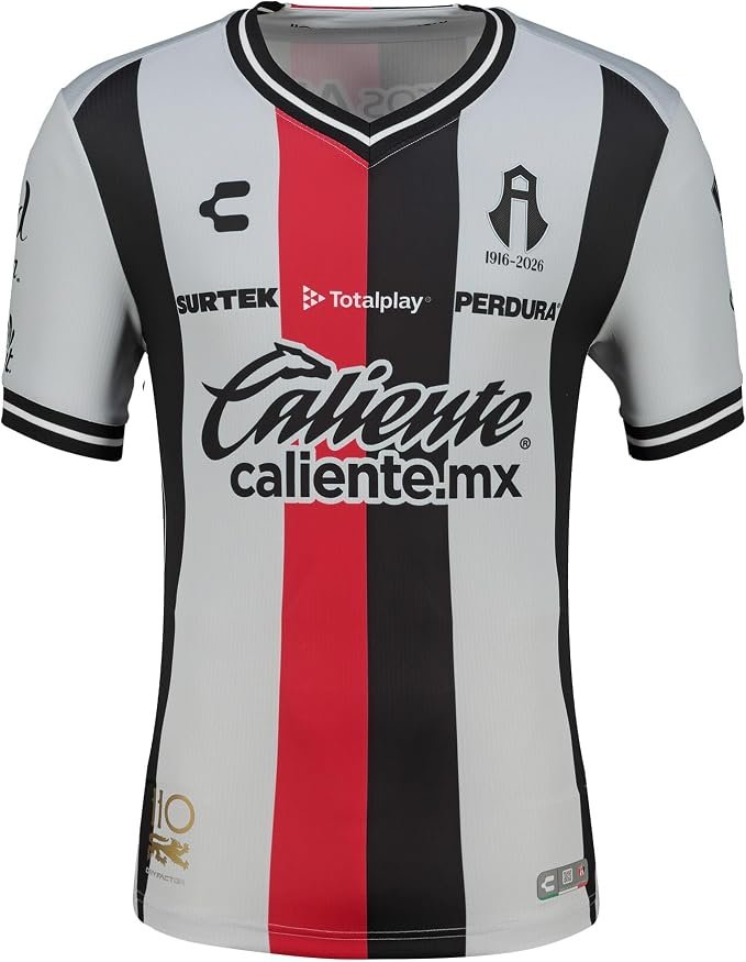 Charly Men's Soccer Atlas 26/27 Home & Away Jersey - Liga MX Atlas Official Licensed Products