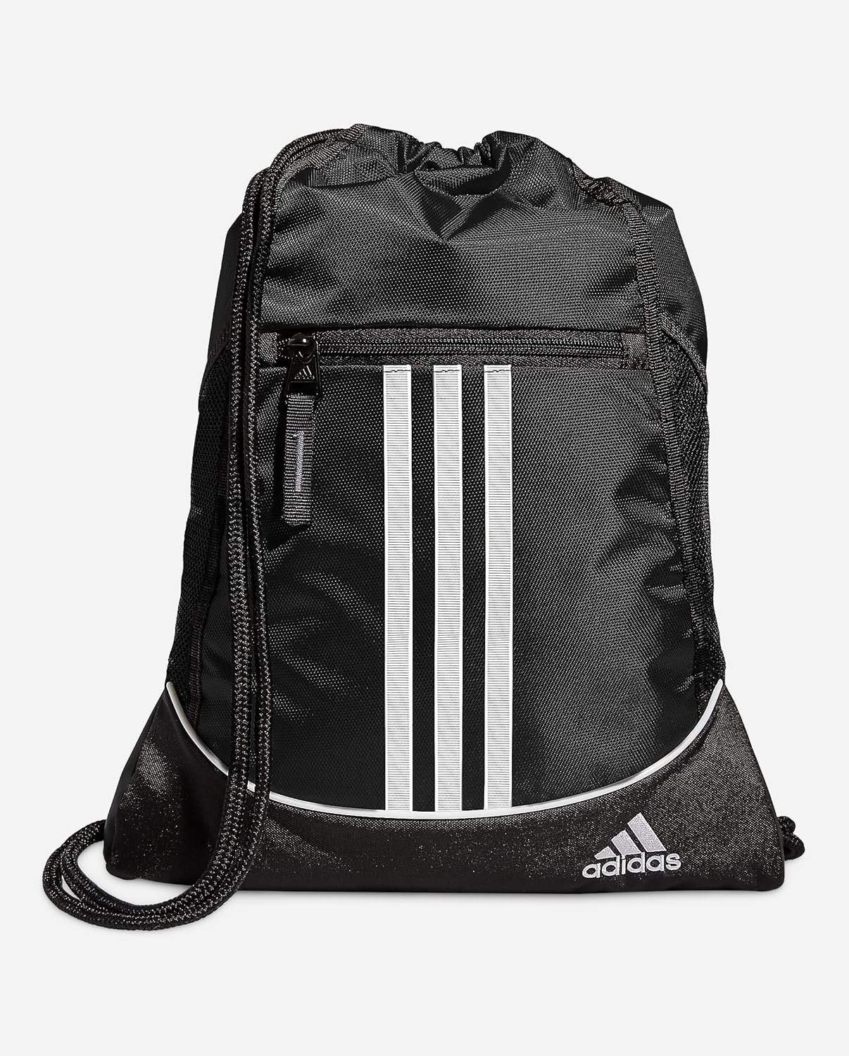 adidas Alliance Sackpack – Drawstring Backpack for Sports, Small Gym Bag