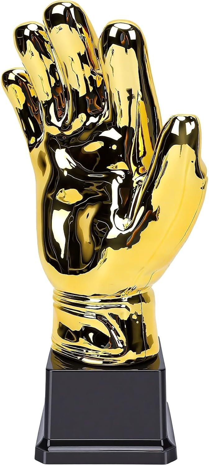 Youth Goalkeeper Award Soccer Glove Trophy Present