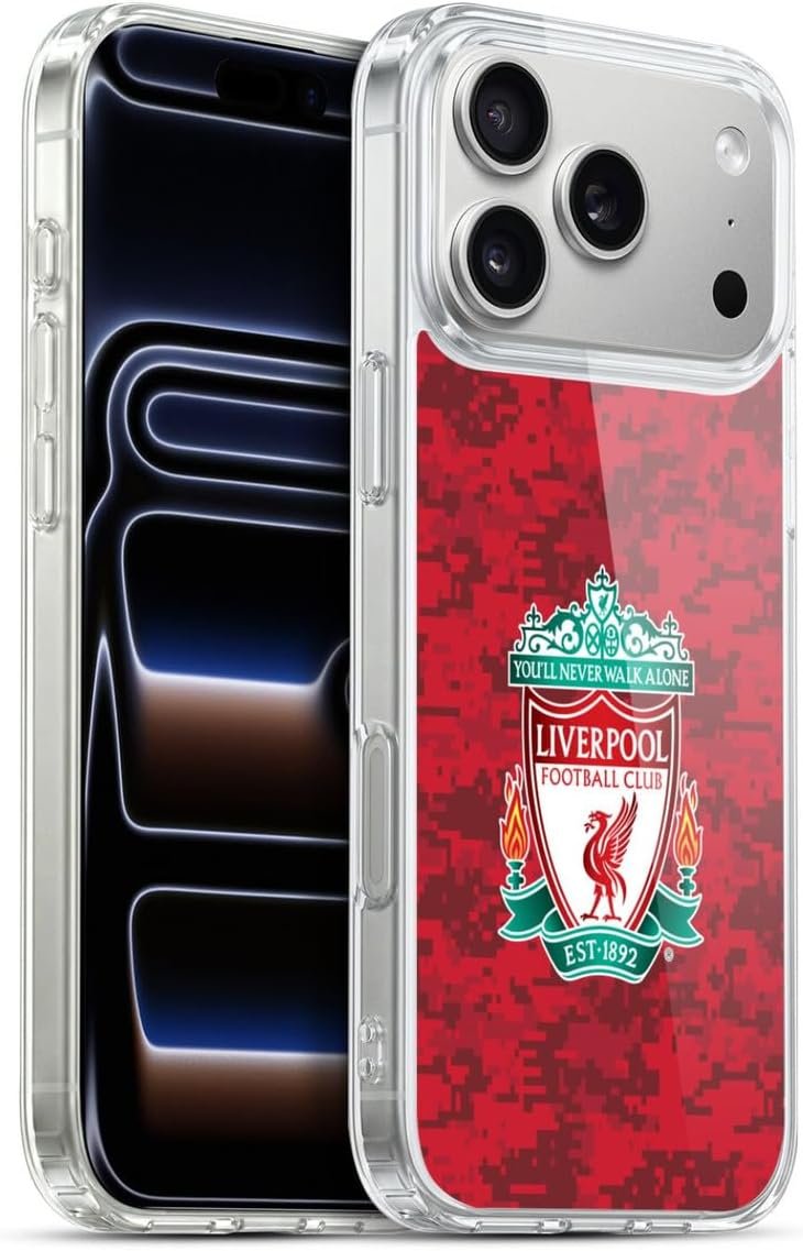 Liverpool Football Club Home Red Crest Digital Camouflage Gel Case