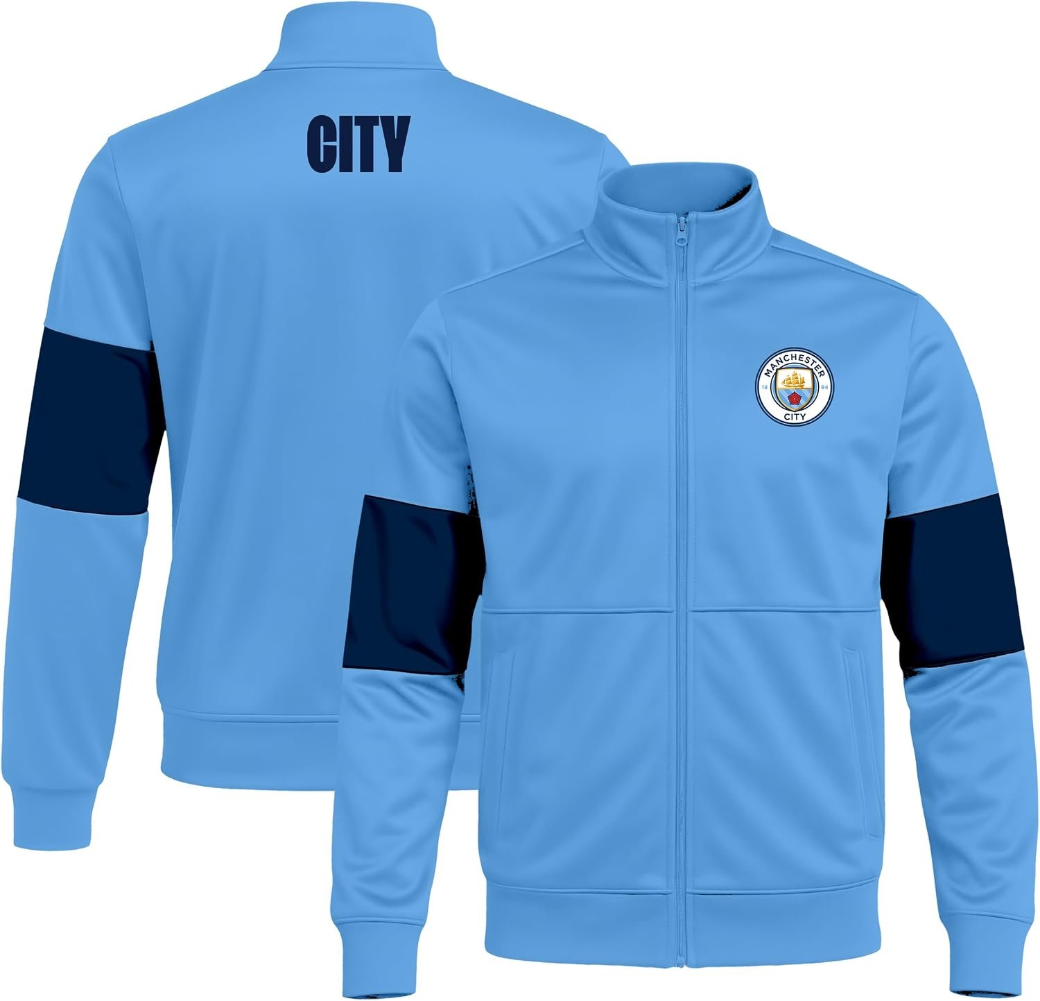 Icon Sports Officially Licensed Manchester City FC Soccer Track Jacket