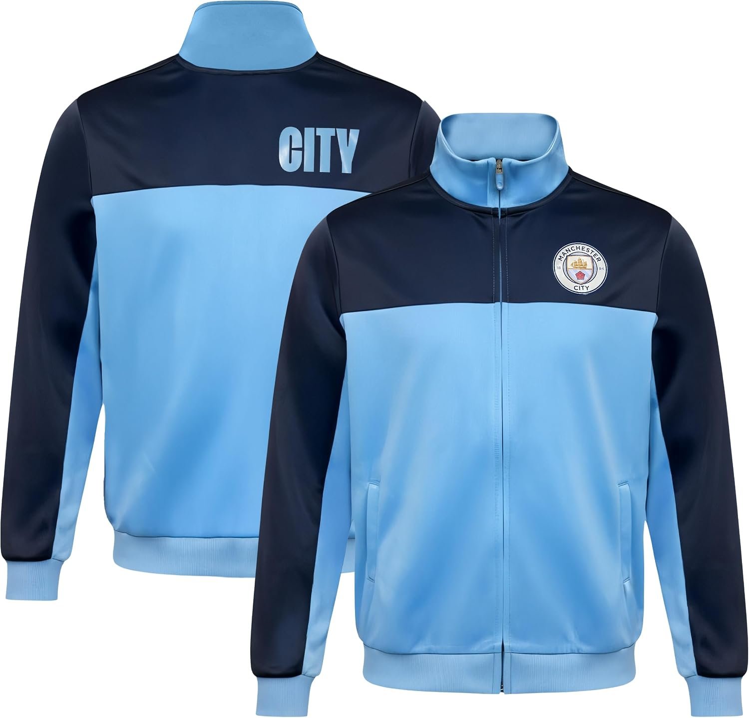 Icon Sports Officially Licensed Manchester City FC Soccer Track Jacket