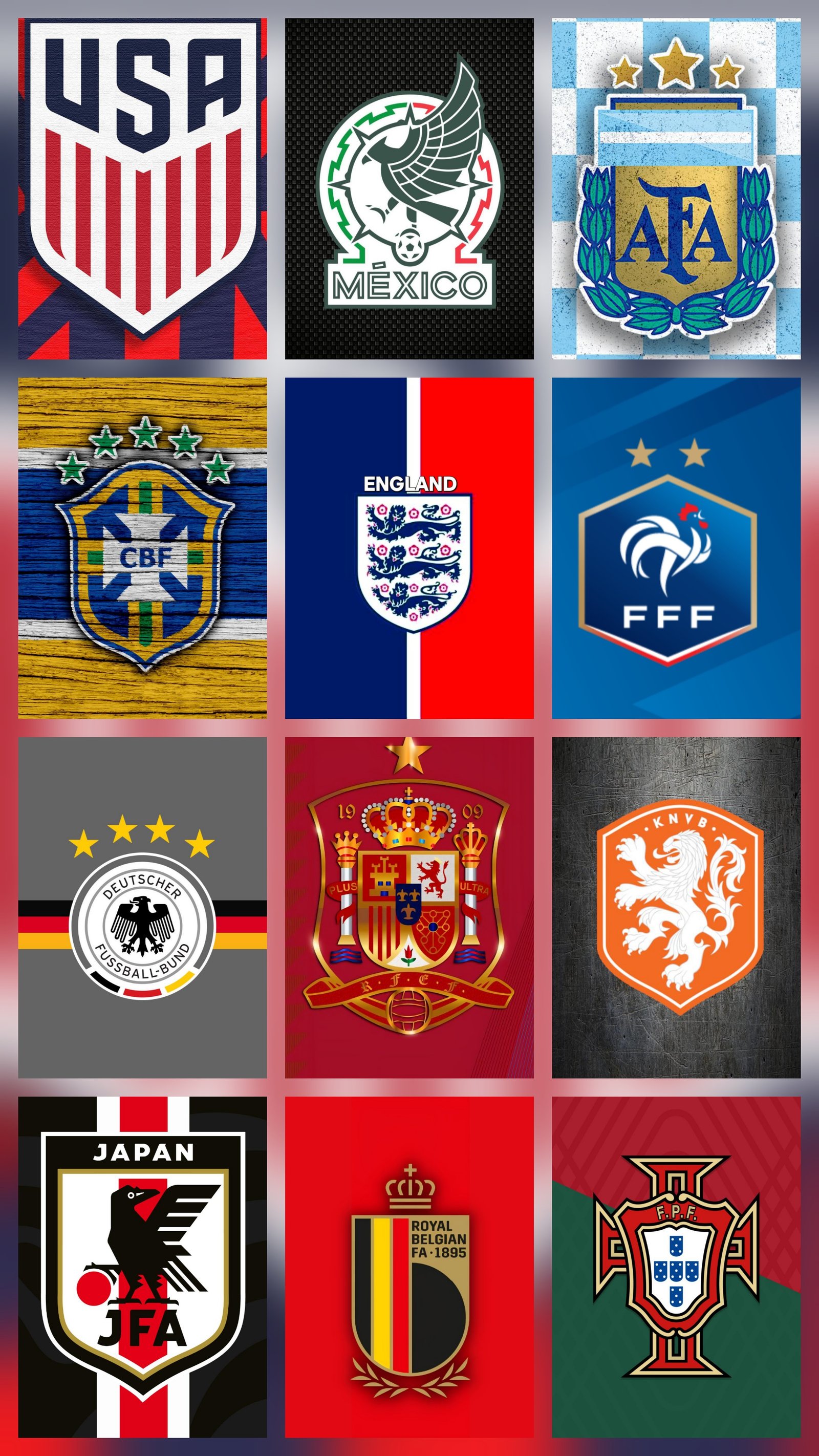 International soccer teams